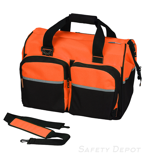 GB93-06 Deluxe Orange Reflective Gear Bag